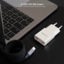 Nanocable Cargador de Pared 2xUSB-C PD 30W Blanco